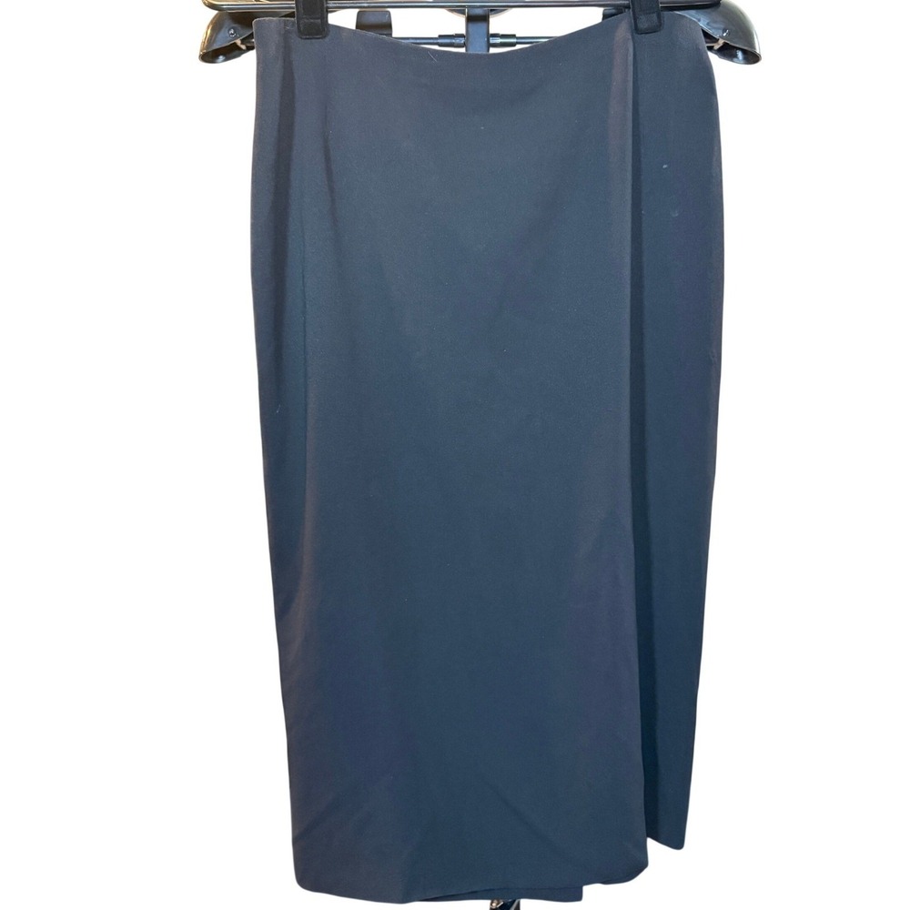Dolce & Gabbana Black Pencil Skirt Made in Italy High Waist Midi Size IT 44